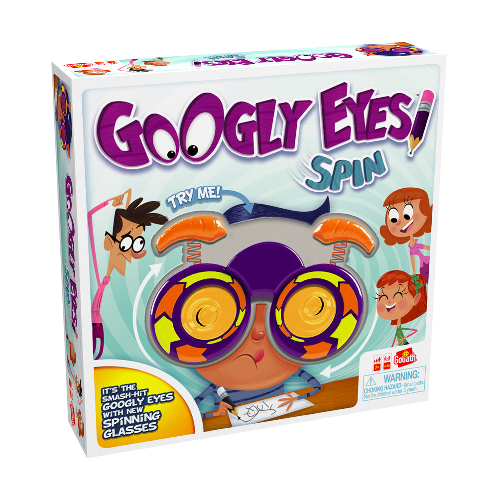 Googly Eyes Spin Family Drawing Game by Goliath