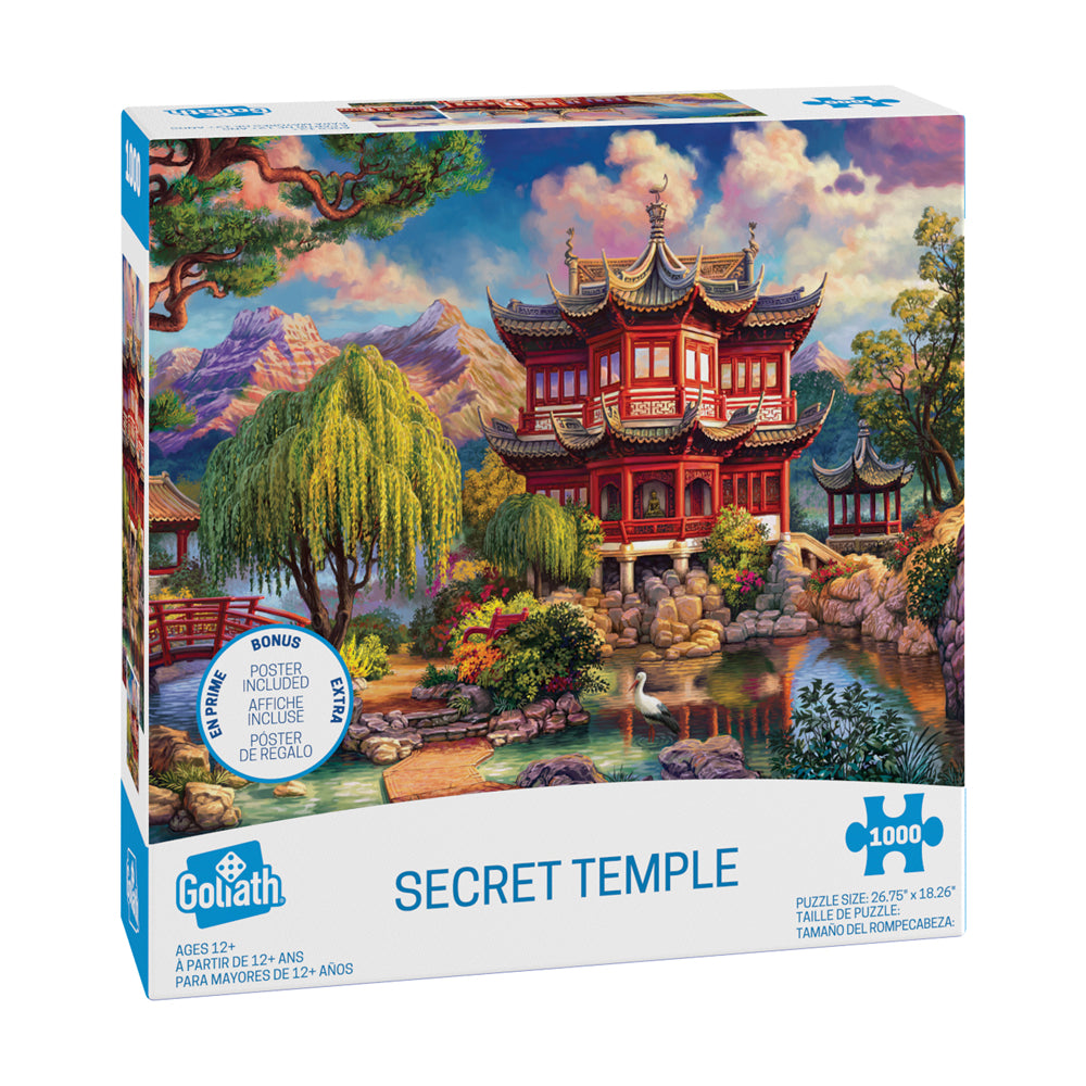 Goliath Secret Temple Jigsaw Puzzle - 1000 pc