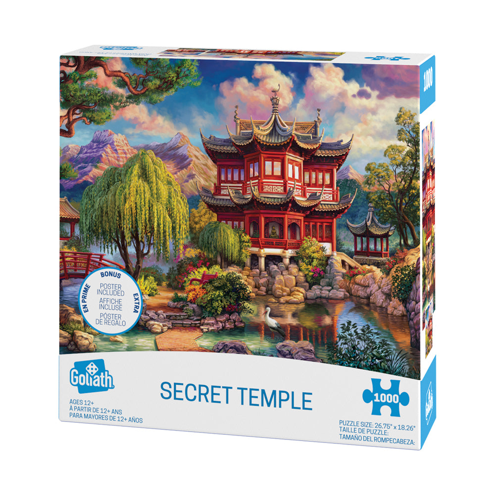 Goliath Secret Temple Jigsaw Puzzle - 1000 pc