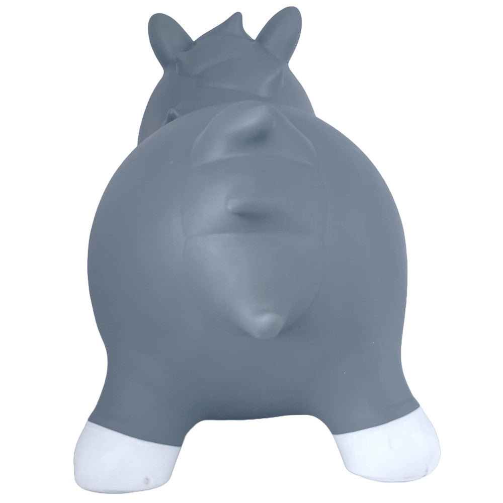 Pop It Up: Kidzzfarm Bouncing Horse: Junior - Grey - Inflatable Animal Hopper