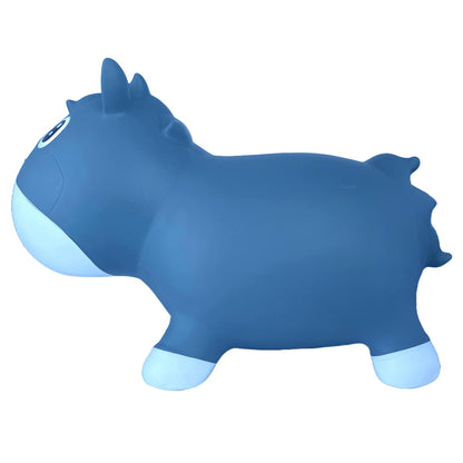 Pop It Up: Kidzzfarm Bouncing Horse: Junior - Blue - Inflatable Animal Hopper