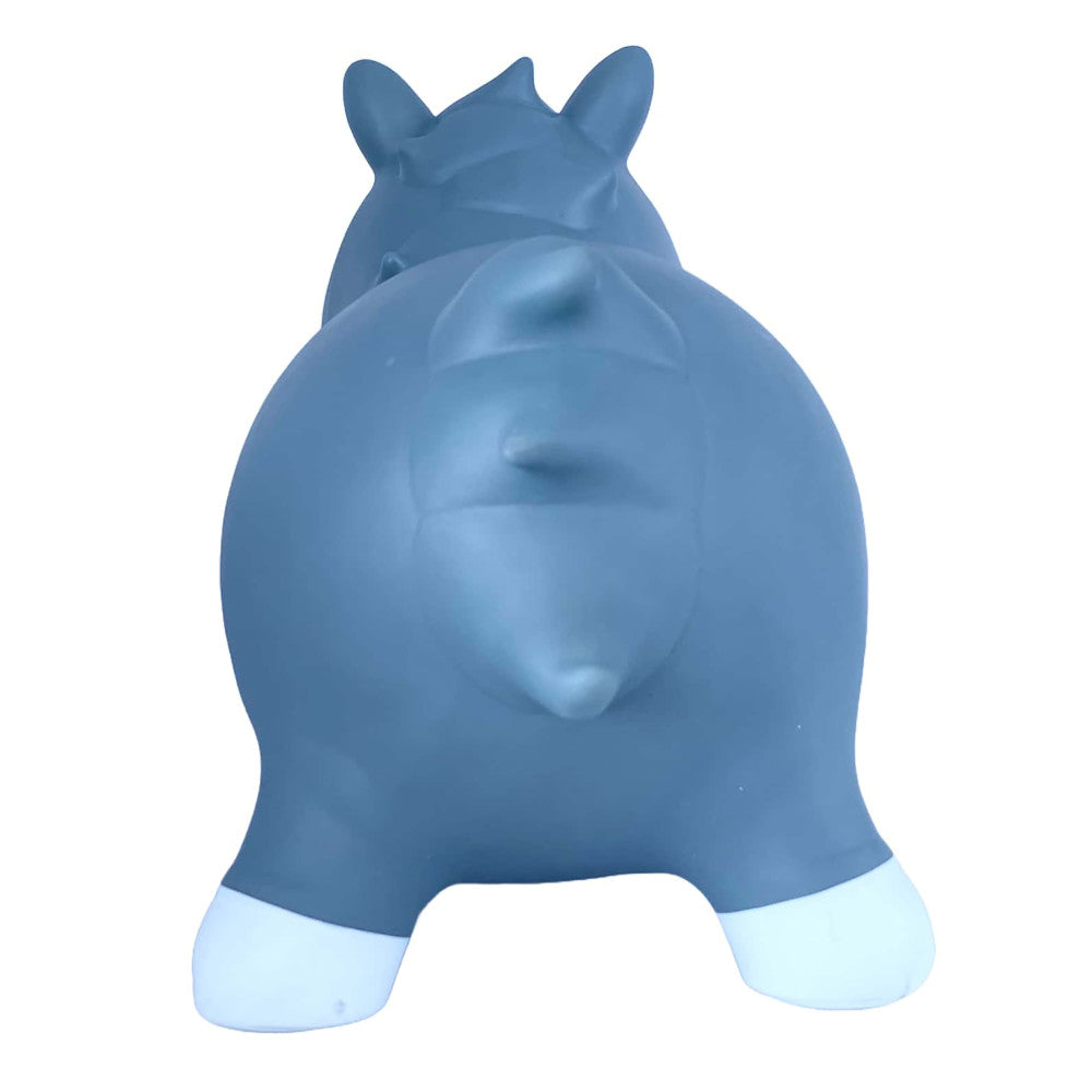 Pop It Up: Kidzzfarm Bouncing Horse: Junior - Blue - Inflatable Animal Hopper