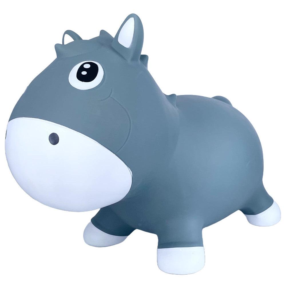 Pop It Up: Kidzzfarm Bouncing Horse: Junior - Blue - Inflatable Animal Hopper