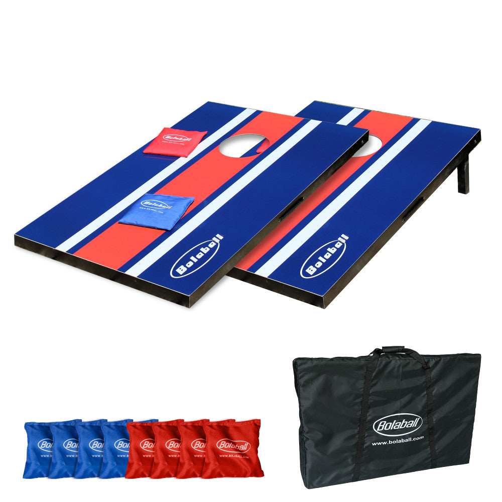 Bolaball Premium Wooden Cornhole Set - Outdoor Bean Bag Toss Game