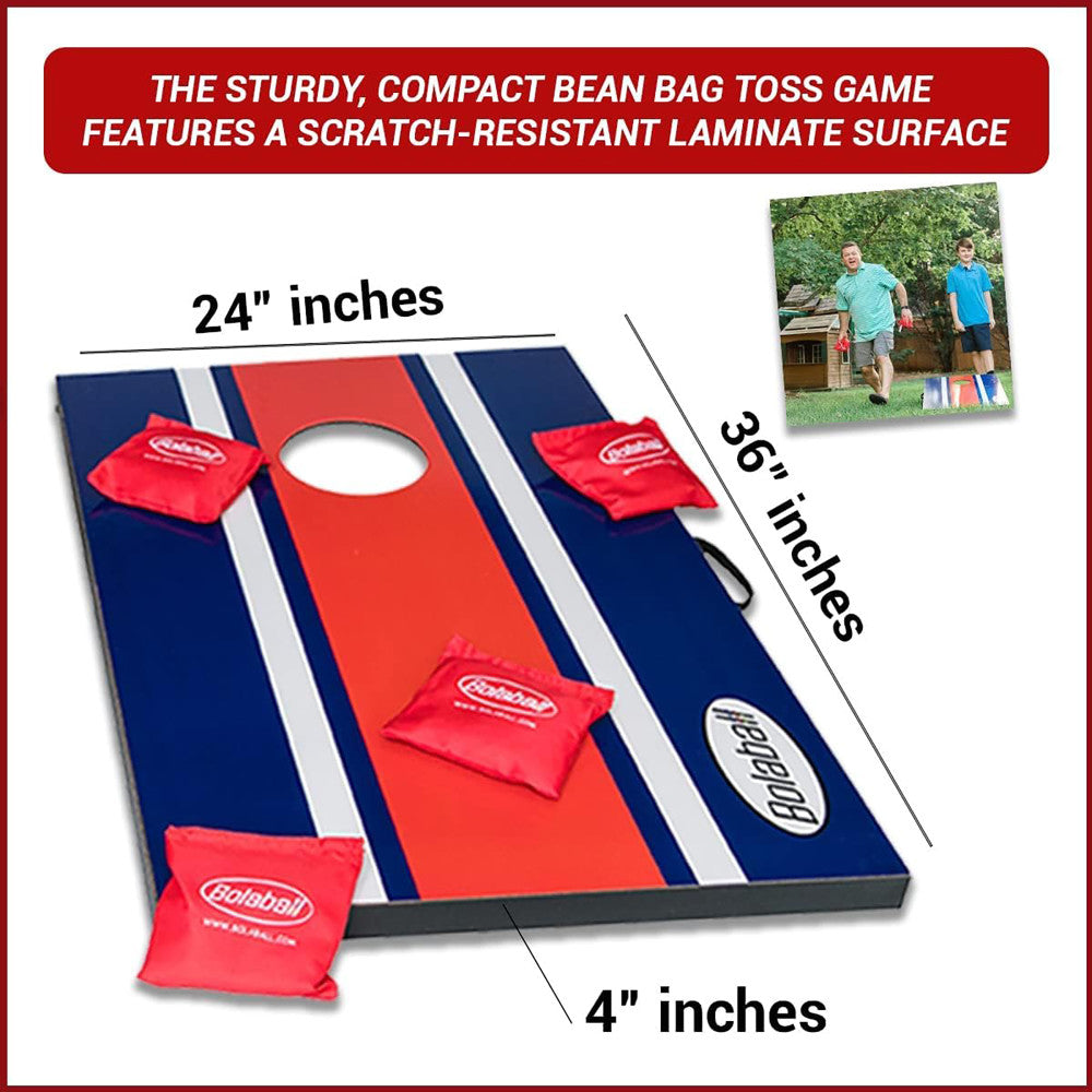 Bolaball Premium Wooden Cornhole Set - Outdoor Bean Bag Toss Game