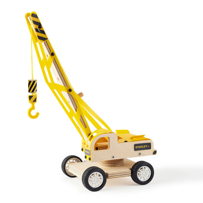 STANLEY Jr. - DIY Yellow Lifting Crane Construction Kit for Kids