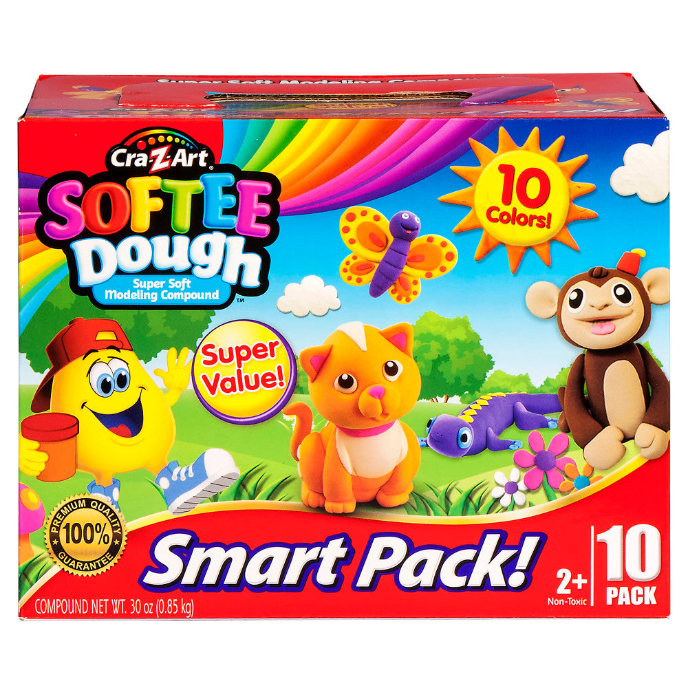 Cra-Z-Art Softee Dough Colorful Modeling Compound 10-Pack