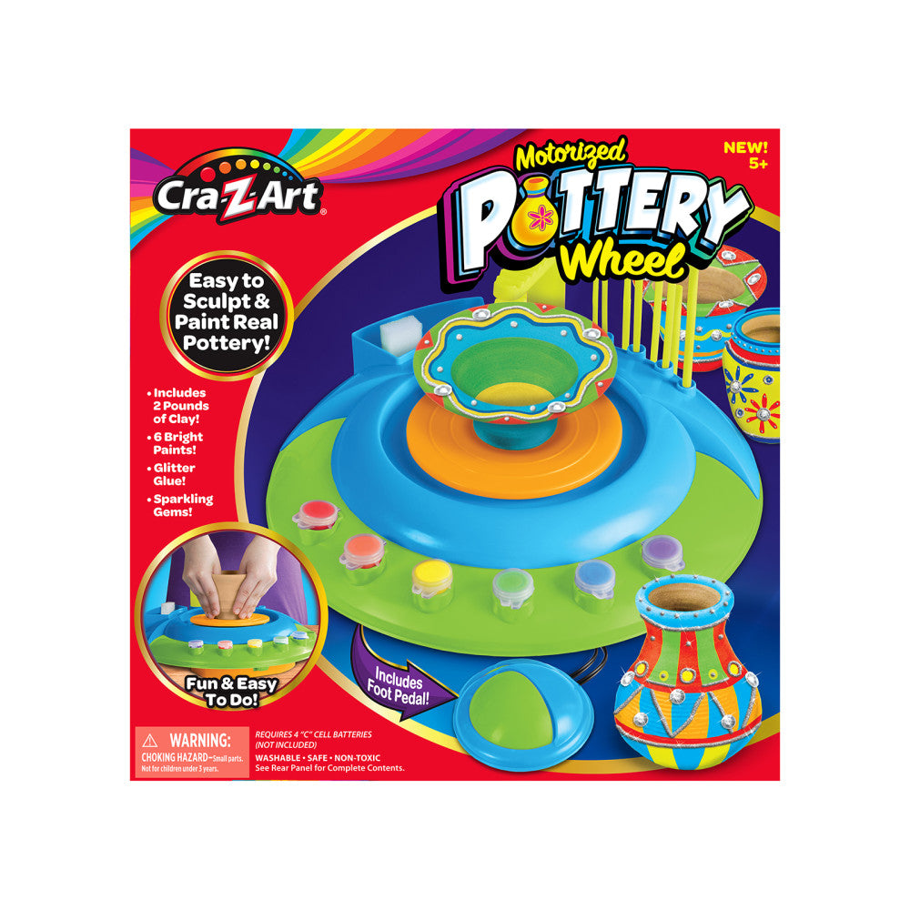 Cra-Z-Art Beginner's Motorized Pottery Wheel Art Kit