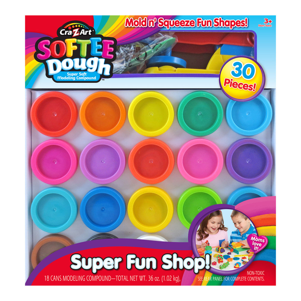 Cra-Z-Art Softee Dough Super Soft Modeling Compound - Creative Play Set