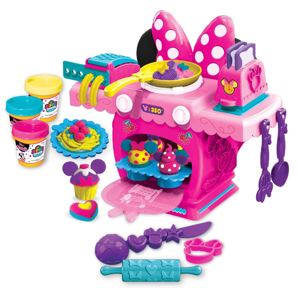 Cra-Z-Art Disney Junior Minnie's Deluxe Kitchen Softee Dough Playset