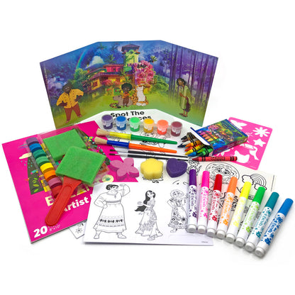 Disney Encanto Cra-Z-Art Ultimate Art Set - 70+ Piece Drawing, Coloring, Painting Kit for Kids