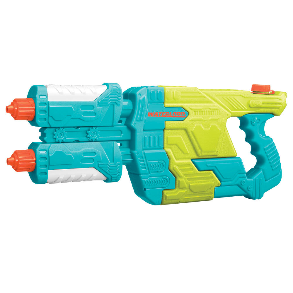 Water Warriors Waterlord Dual-Barrel Water Blaster for Kids, Ages 6+