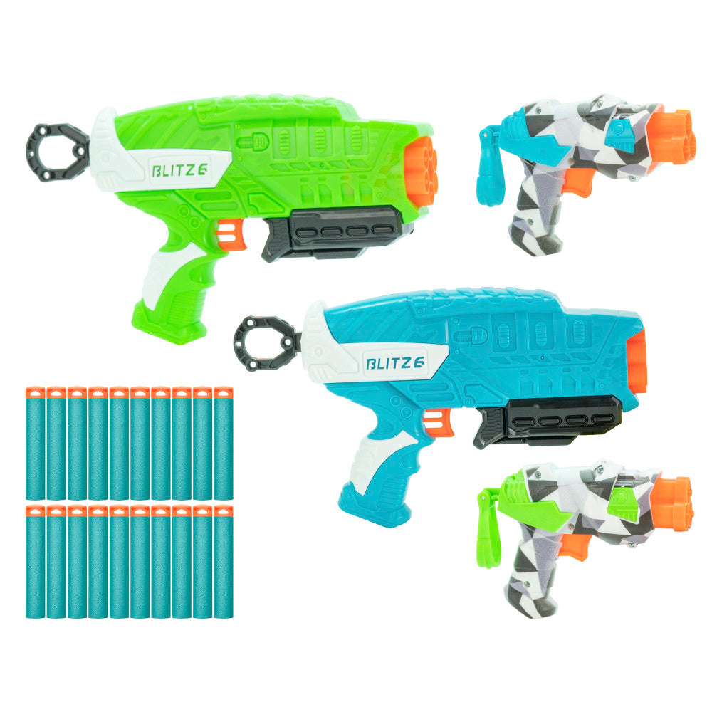 Air Warriors Blitz Fire Dart Blaster Combo Pack, Ages 6+ – Toys