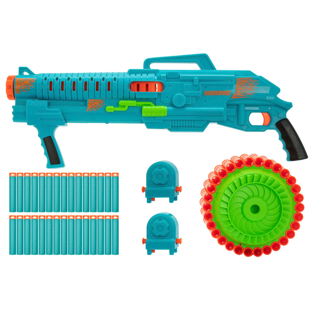 Air Warriors Sidewinder Dart Blaster: Rapid-Fire, Pump-Action Fun, Ages 6+