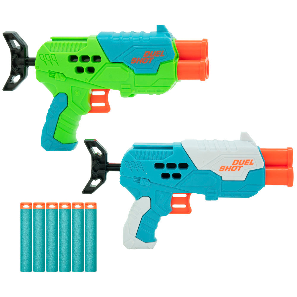 Air Warriors Duel Shot 2-Pack Dart Blasters, Long-Range, Ages 6+