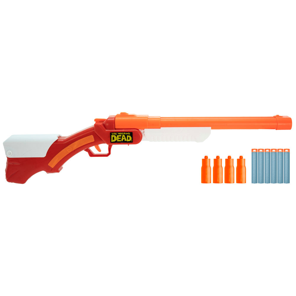 Air Warriors: The Walking Dead Rick's Shotgun Dart Blaster, Double Barrel, Ages 6+