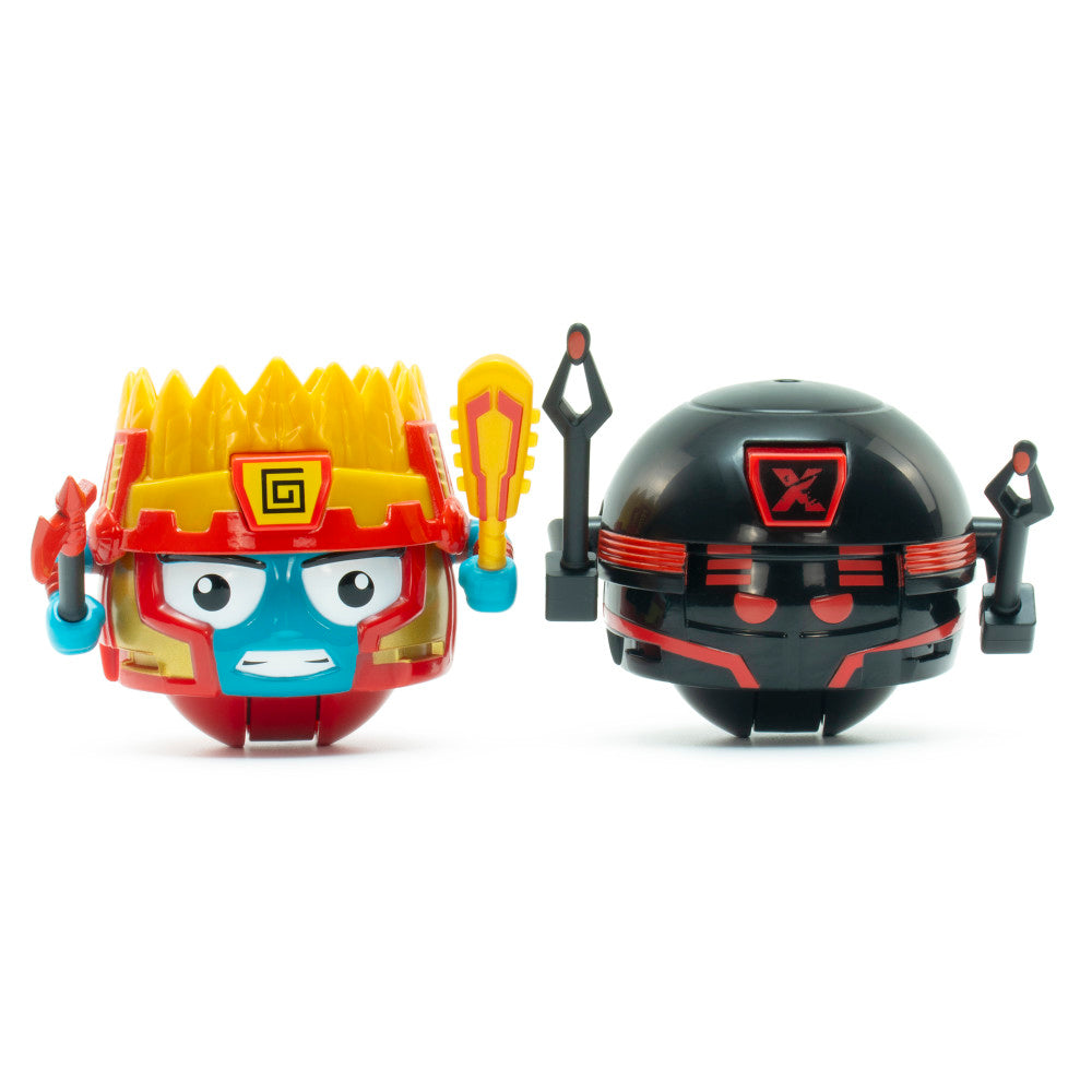 Battle Ballz: Duel Pack - Volcanon & Evil Robot - 2 Warriors & Joysticks, Kids 5+