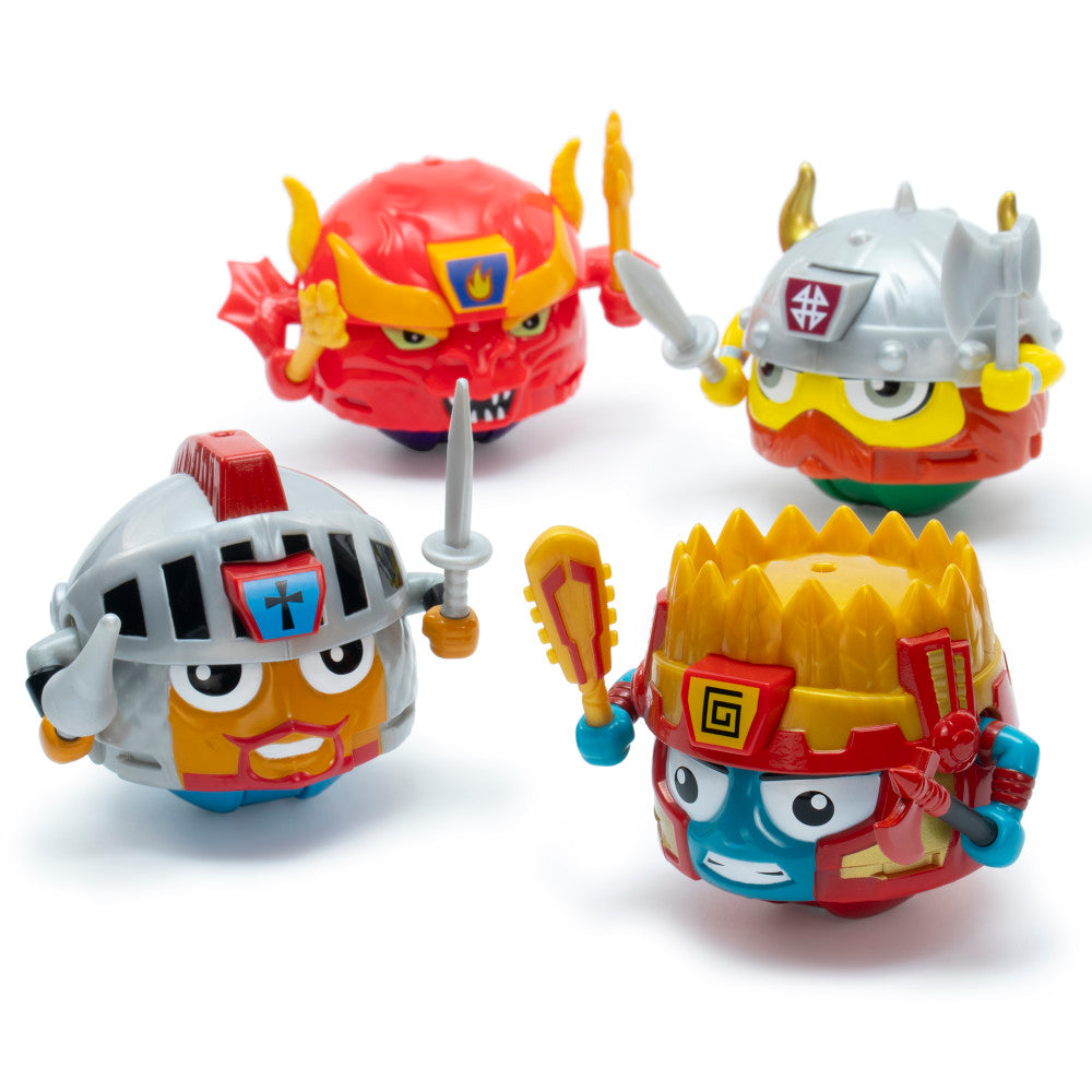 Battle Ballz: Collectors Pack - 4 Warriors (Volcanon, Solar, Ice-Berg, Scorch), Kids 5+