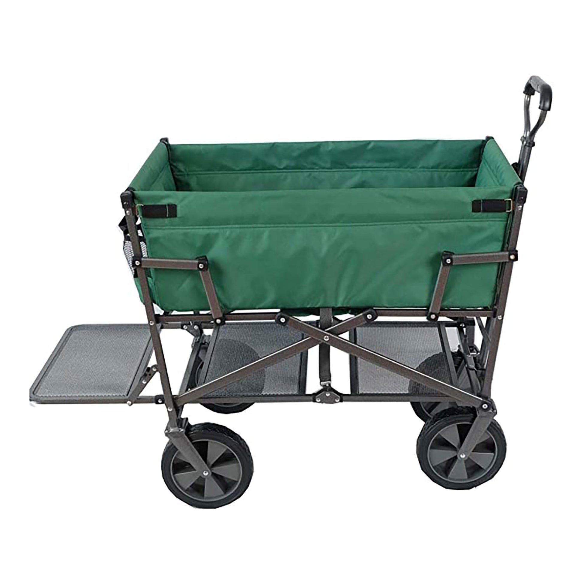 Mac Sports Double Decker Wagon: Collapsible Outdoor Utility Cart