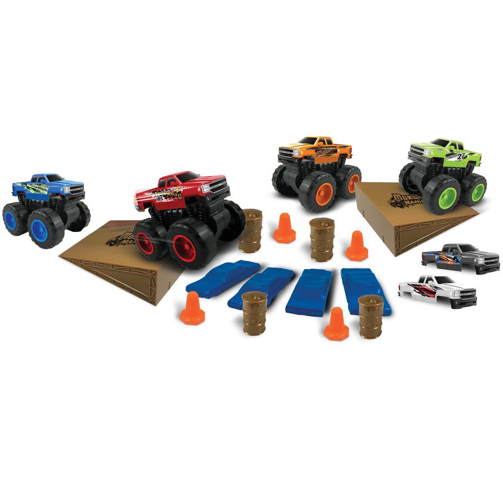 Monster Maniacs Chevy Switch 'Ems 24-Piece Interactive Truck Set