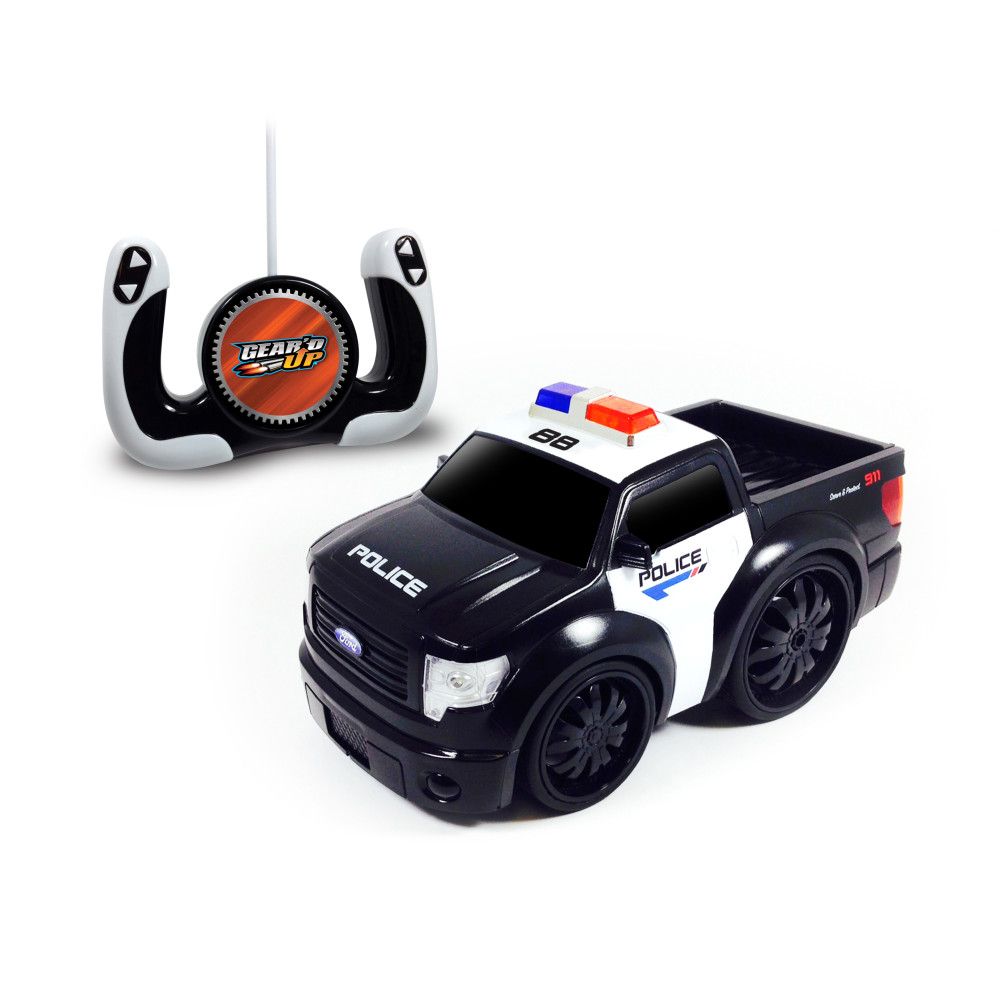 Jam'n Products Gear'd Up Ford F-150 Police RC Truck - 1:10 Scale