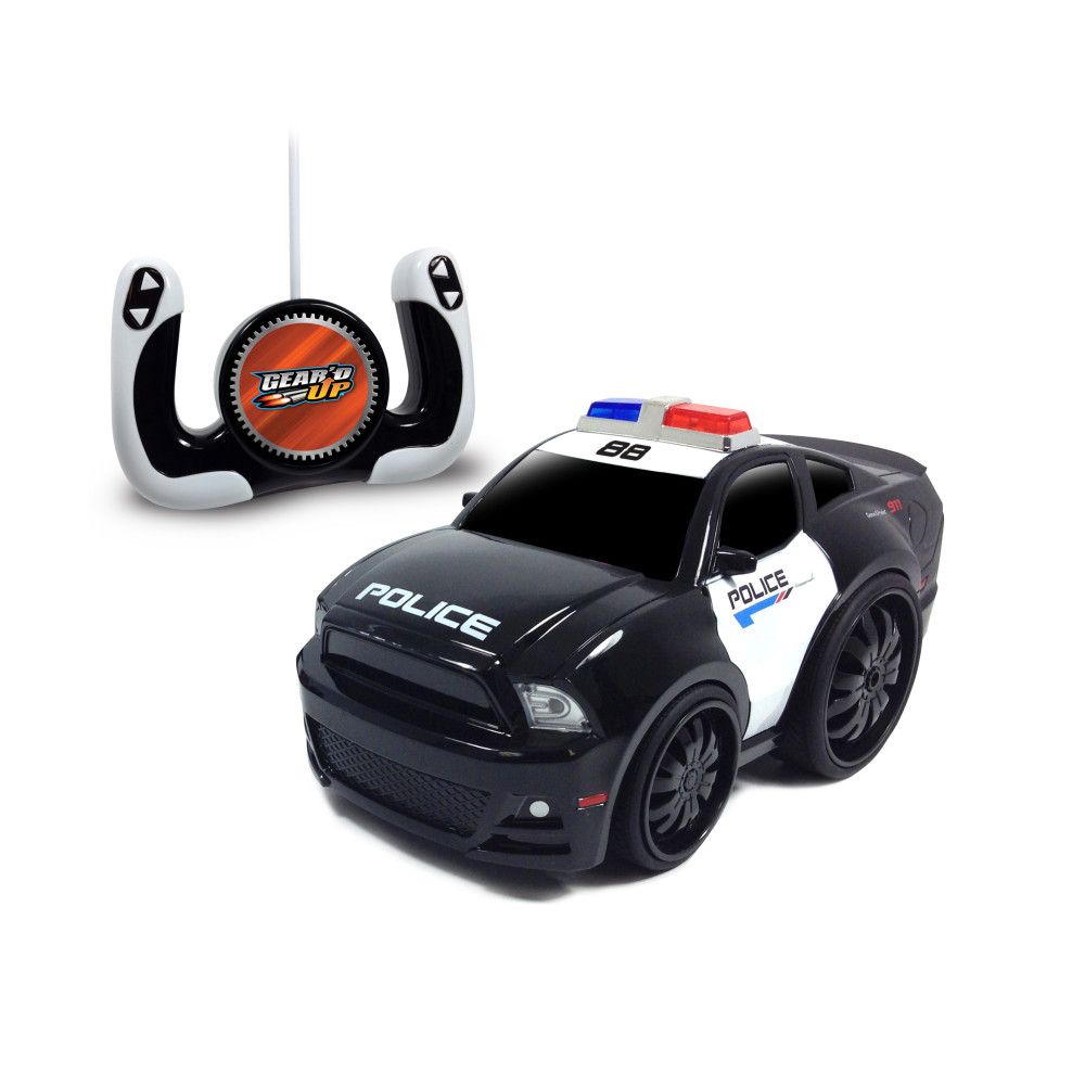 Jam'n Products Gear'd Up 1/10 Scale RC Ford Mustang Police Vehicle