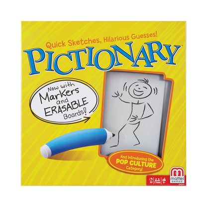 Pictionary Classic Drawing Party Game by Mattel