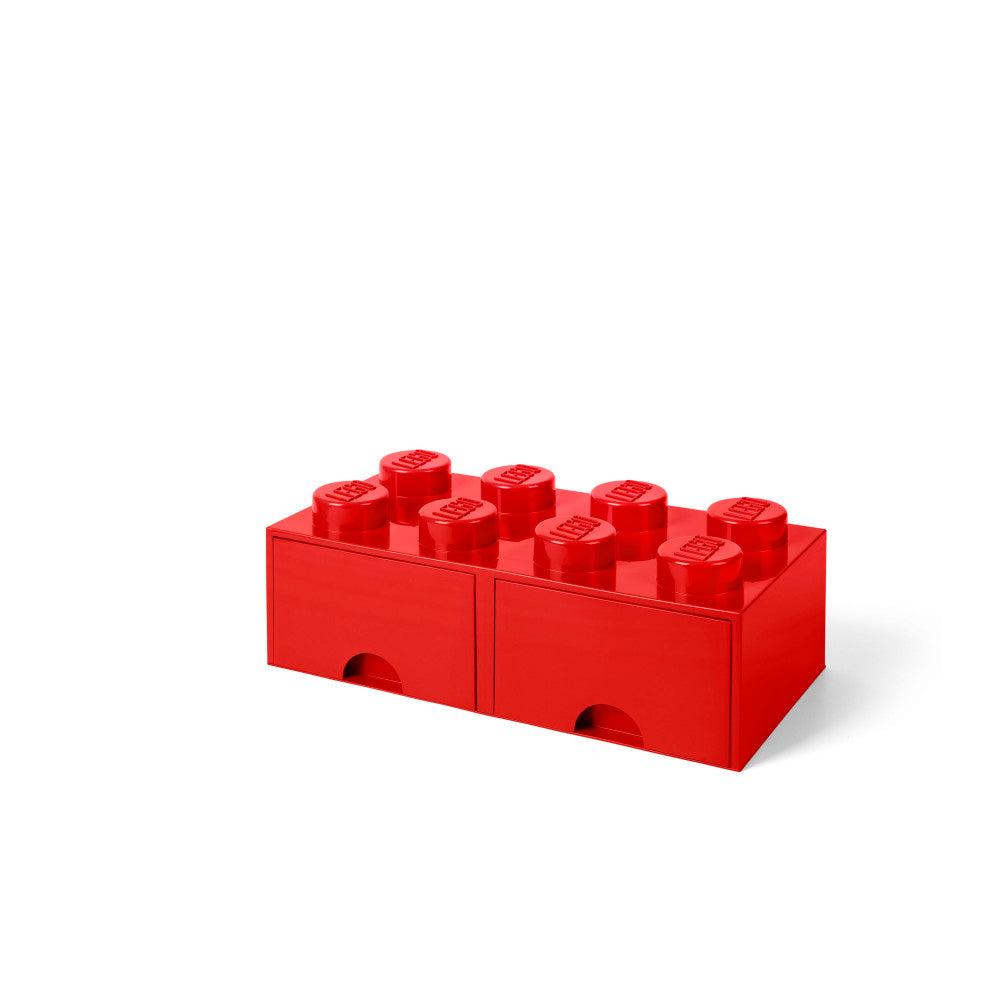 Room Copenhagen LEGO Storage Brick Drawer 8 - Bright Red