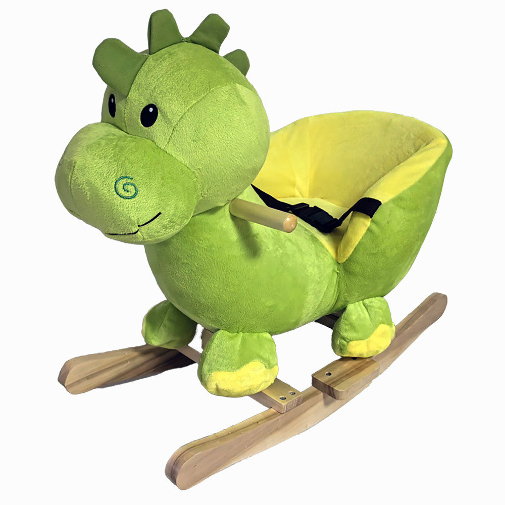 Ponyland: Music Rocking Chair - Dinosaur - Animal Wooden Ride-On Rocker