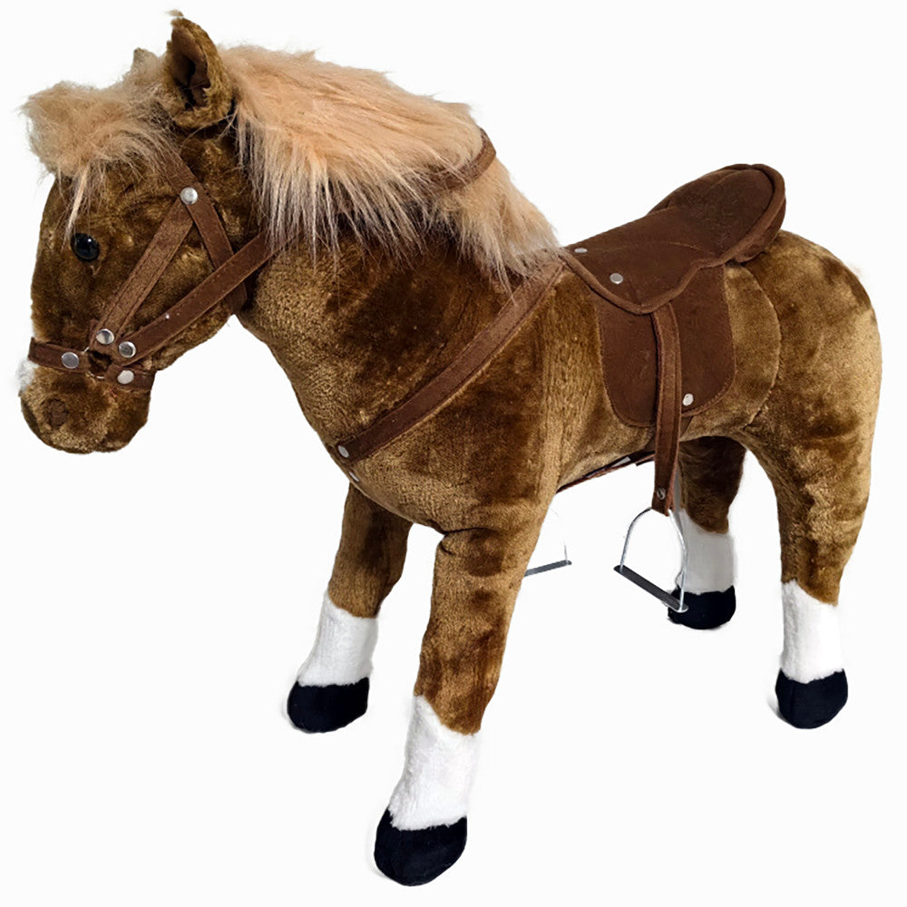 Ponyland: Music Standing Horse - Brown & White