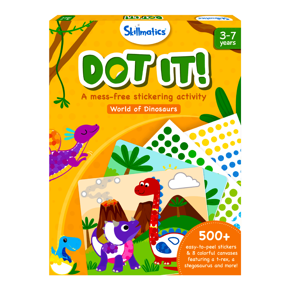 Dot It! World of Dinosaurs Sticker Art Kit