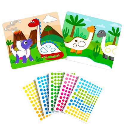 Dot It! World of Dinosaurs Sticker Art Kit