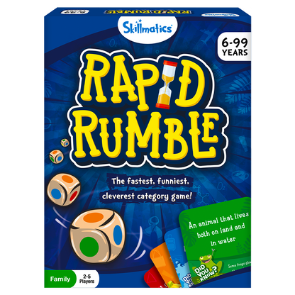 Rapid Rumble Family Category Card Game