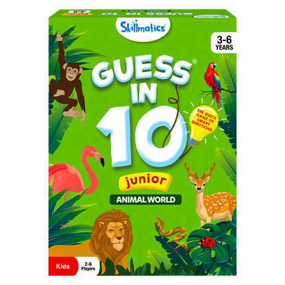 Guess in 10 Junior Animal World Educational Card Game