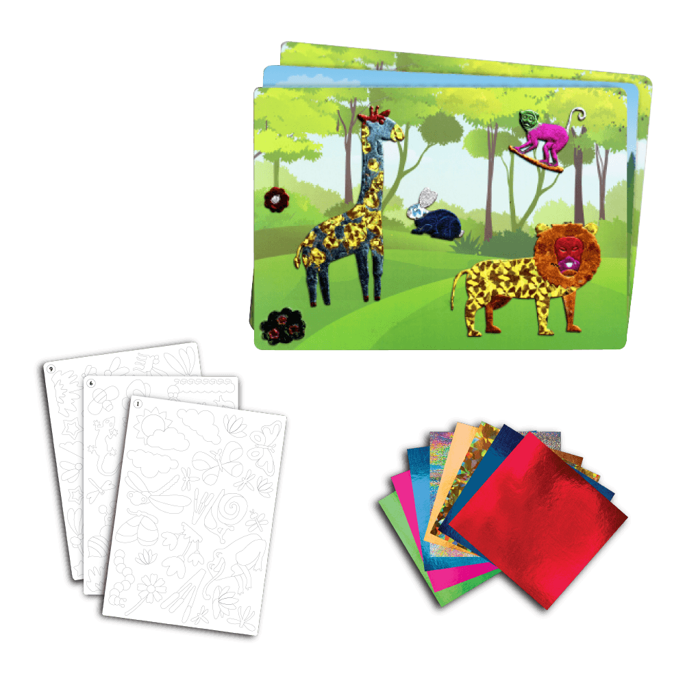 Foil Fun World of Animals Creative Foil Art Kit