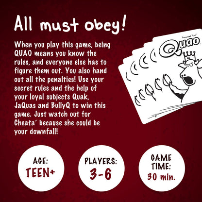 Quao Supreme Ruler Card Game - Strategic Party Fun