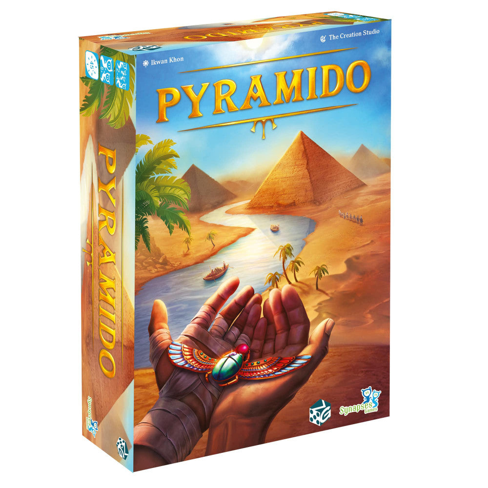 Synapses Games: Pyramido Strategic Pyramid Building Board Game