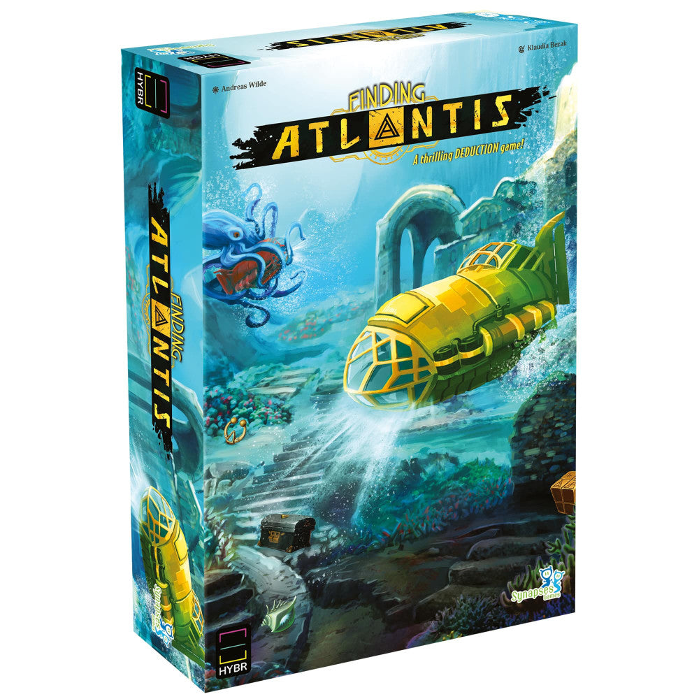 Synapses Games: Finding Atlantis - Exploration & Deduction Game, Ages 14+, 1-4 Players