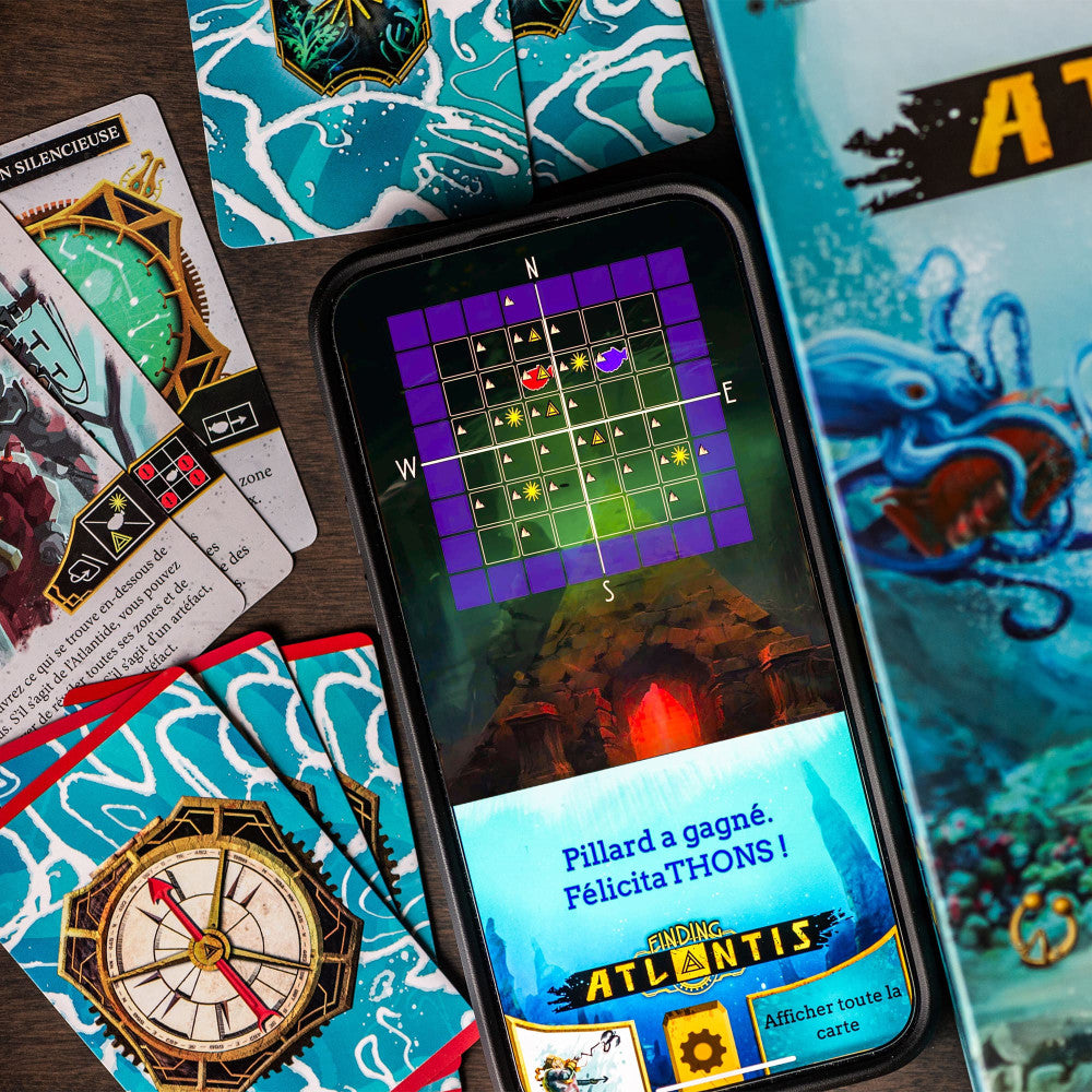 Synapses Games: Finding Atlantis - Exploration & Deduction Game, Ages 14+, 1-4 Players