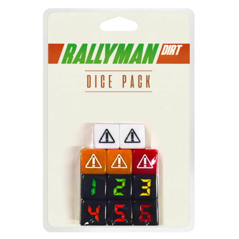 Synapses Games: Rallyman Dirt - Dice Pack - Includes 11 Custom Dice For 1 Player