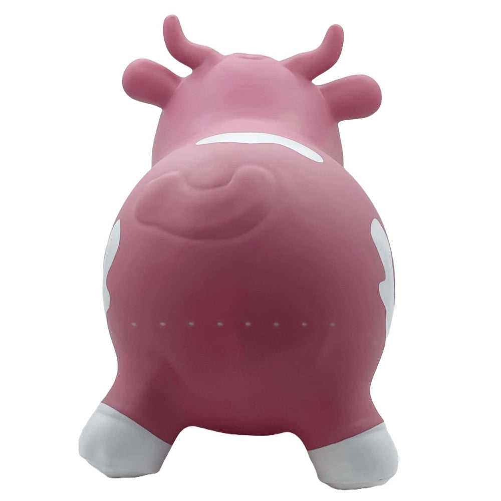 Pop It Up: Kidzzfarm Bouncing Cow: Junior - Pink - Inflatable Animal Hopper