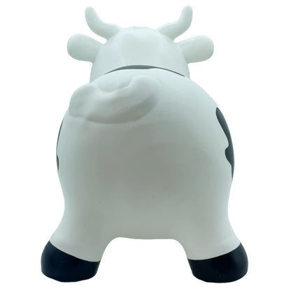 Pop It Up: Kidzzfarm Bouncing Cow: Junior - White - Inflatable Animal Hopper