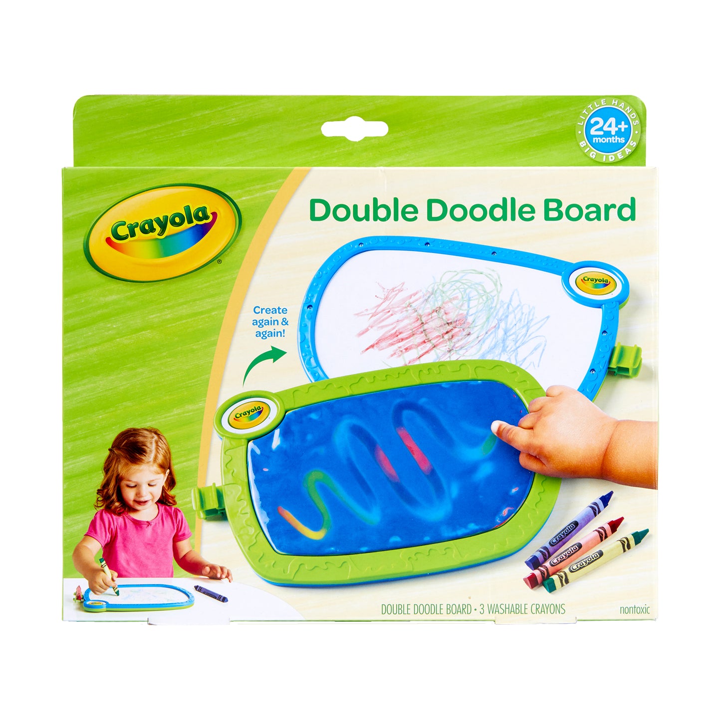 Crayola My First Double Doodle Board with Washable Crayons