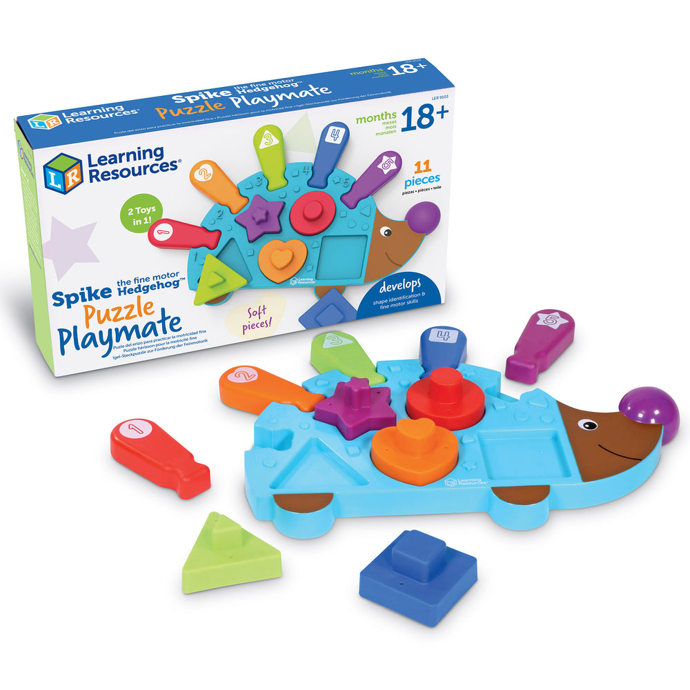 Learning Resources Spike the Fine Motor Hedgehog - Shape Sorter and Puzzle