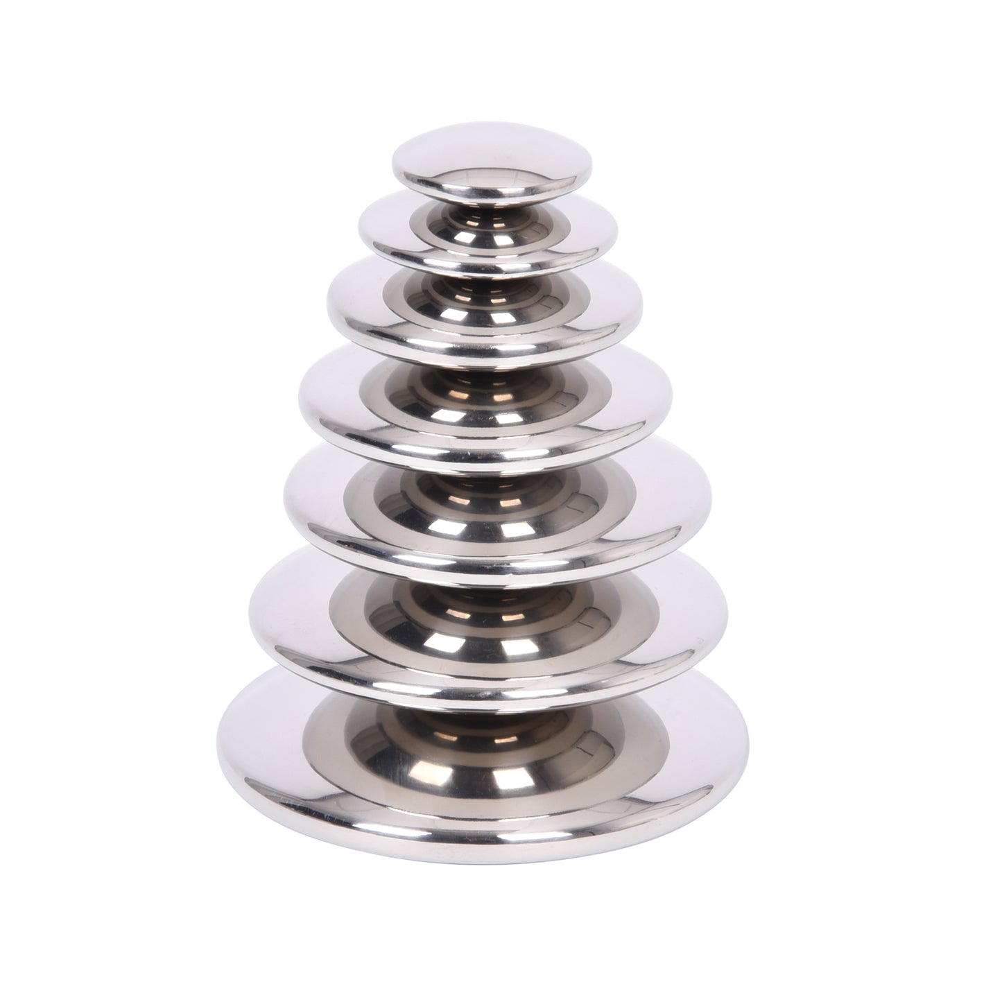 TickiT Sensory Reflective Silver Buttons - Set of 7