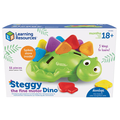 Learning Resources Steggy the Fine Motor Dino - Color and Number Skills