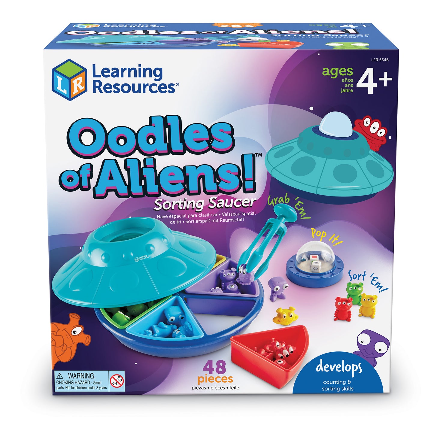 Learning Resources Sorting Spaceship - Educational Color & Shape Sorter