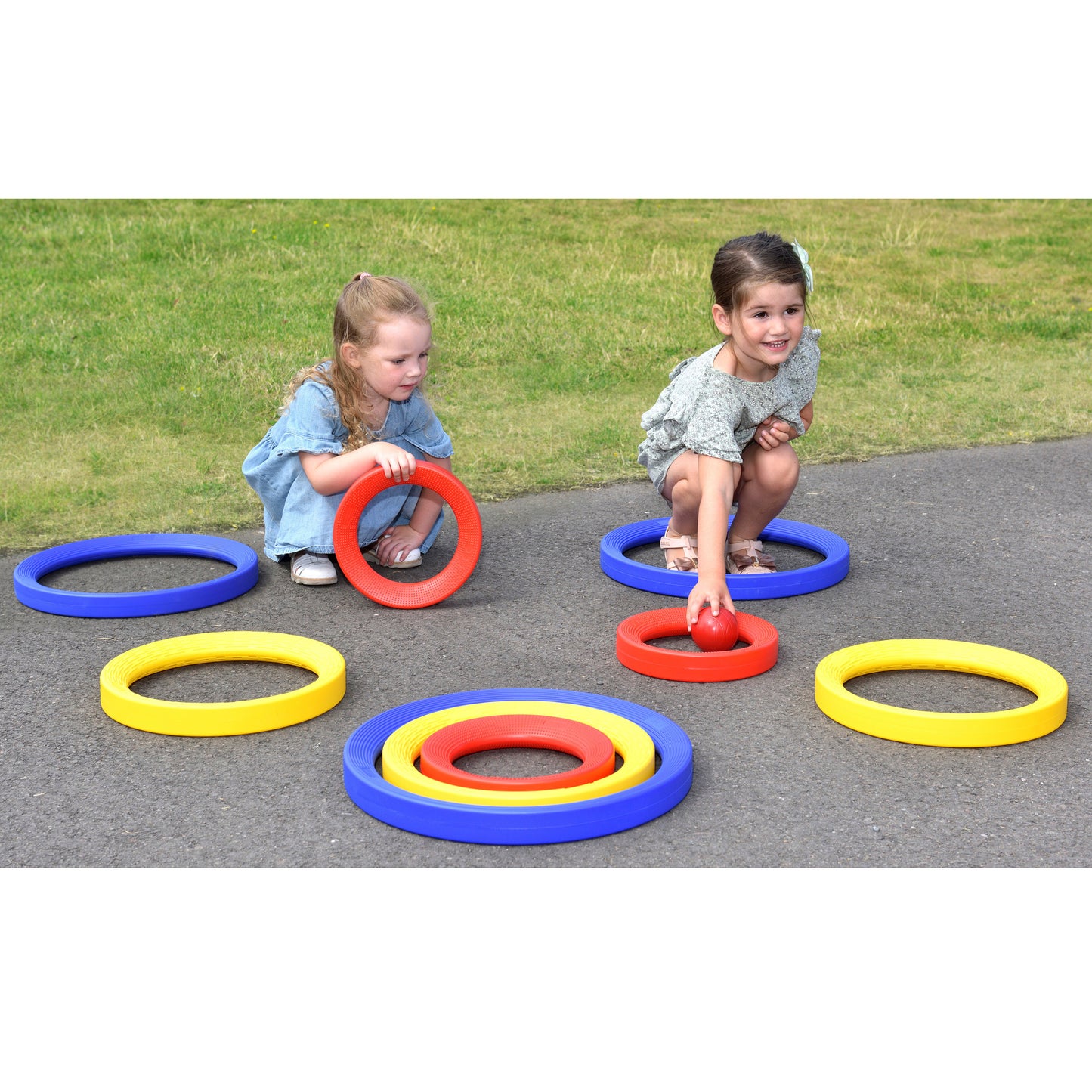 Educational Advantage Giant Textured Activity Rings - Set of 9 - Multicolor