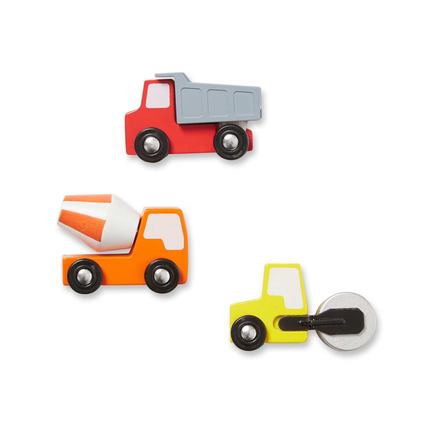 Melissa & Doug Construction Zone Work Site Rug & Wooden Vehicle Set