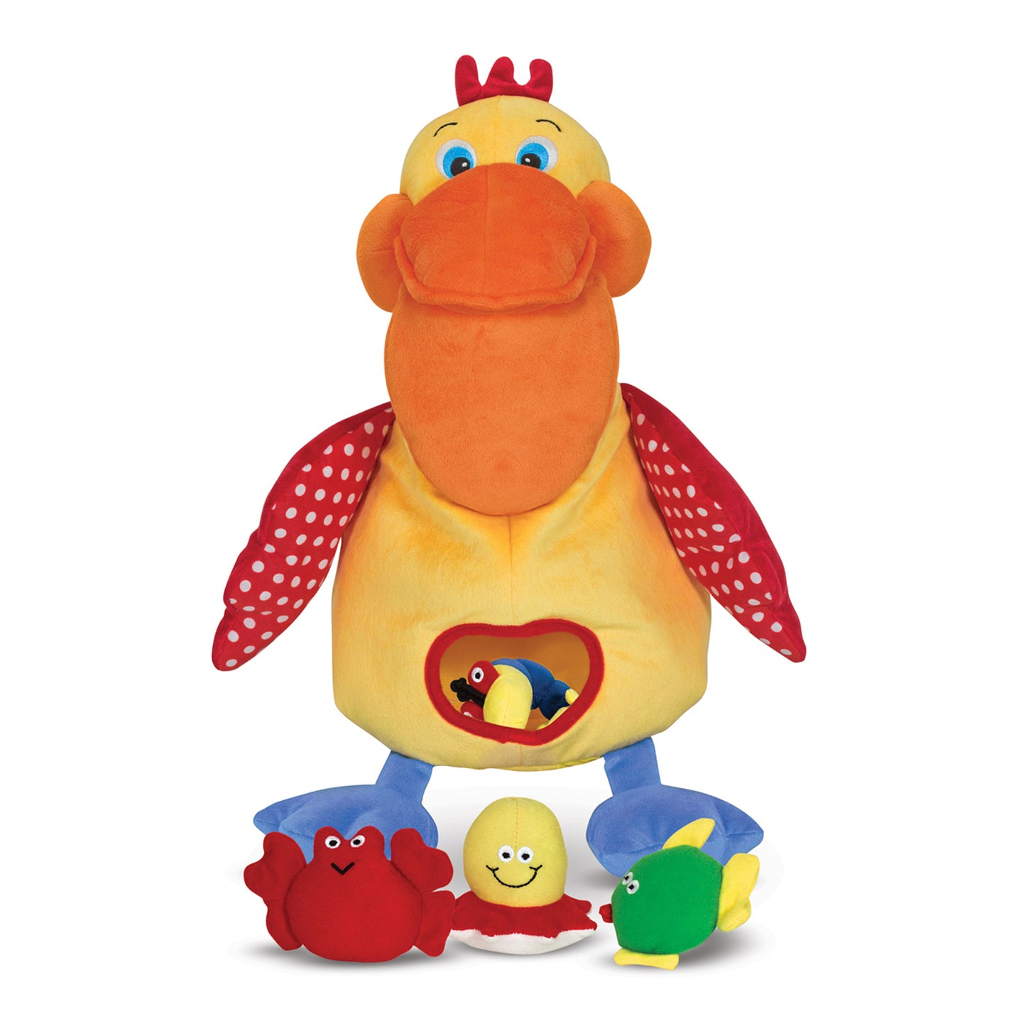 Melissa & Doug K's Kids Hungry Pelican Plush Learning Toy